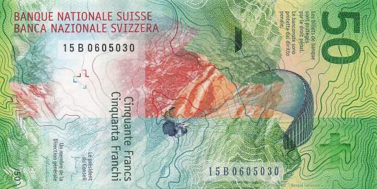 Schweiz 50 Franken 2015